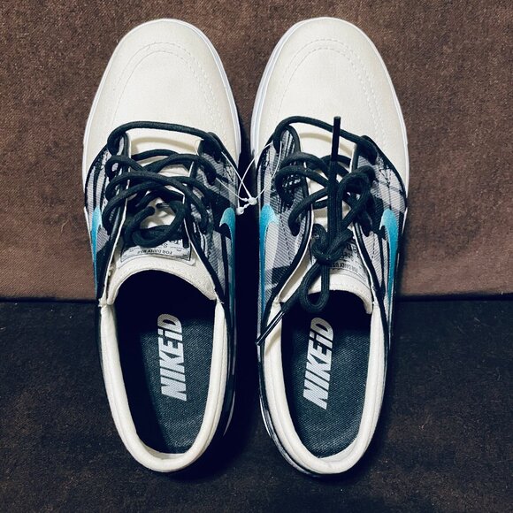 Nike SB Zoom Janoski Nike ID factory custom plaid tiffany blue Mens 8 US 41 EUR - Picture 10 of 10